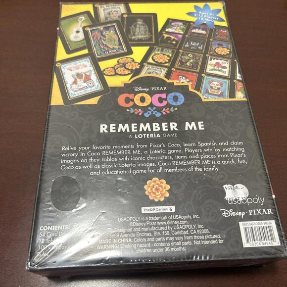 Disney Pixar Coco (Remember Me) A LOTERIA Card Game - Complete with All pieces - Picture 3 of 4